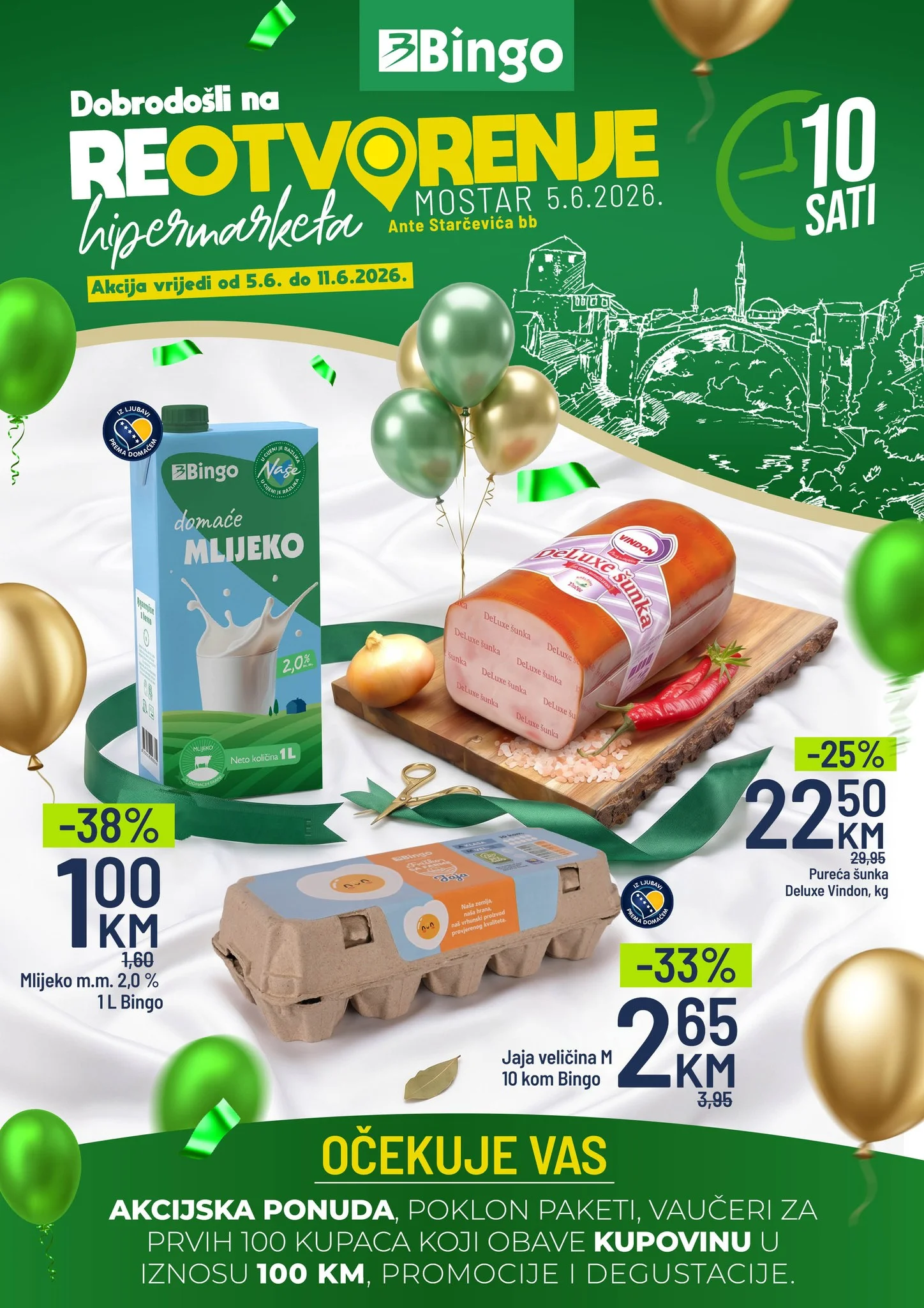 Bingo katalog REOTVORENJE MOSTAR 5-11.6.2026.