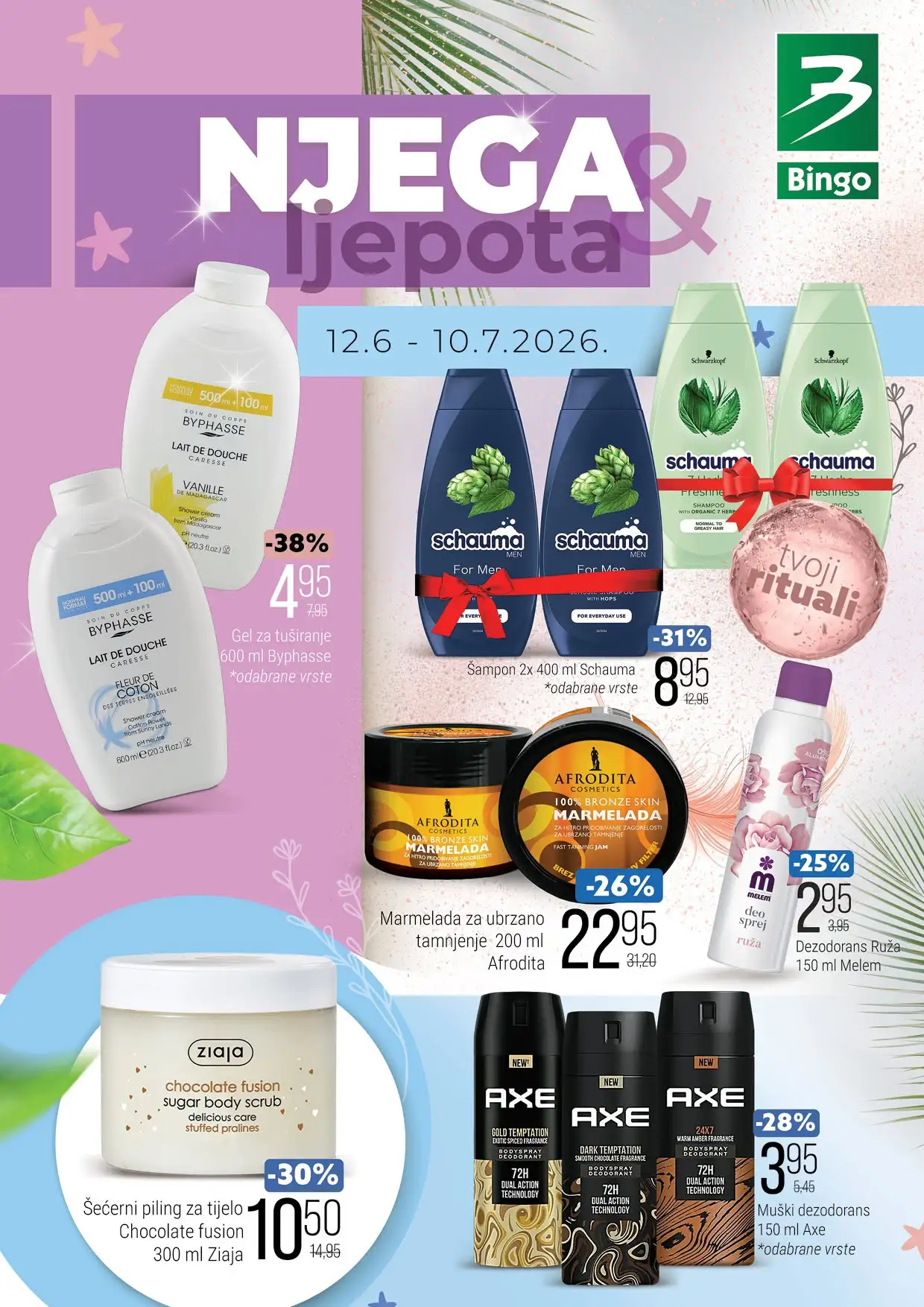 Bingo katalog NJEGA I LJEPOTA 12.6-10.7.2026. - str. 1