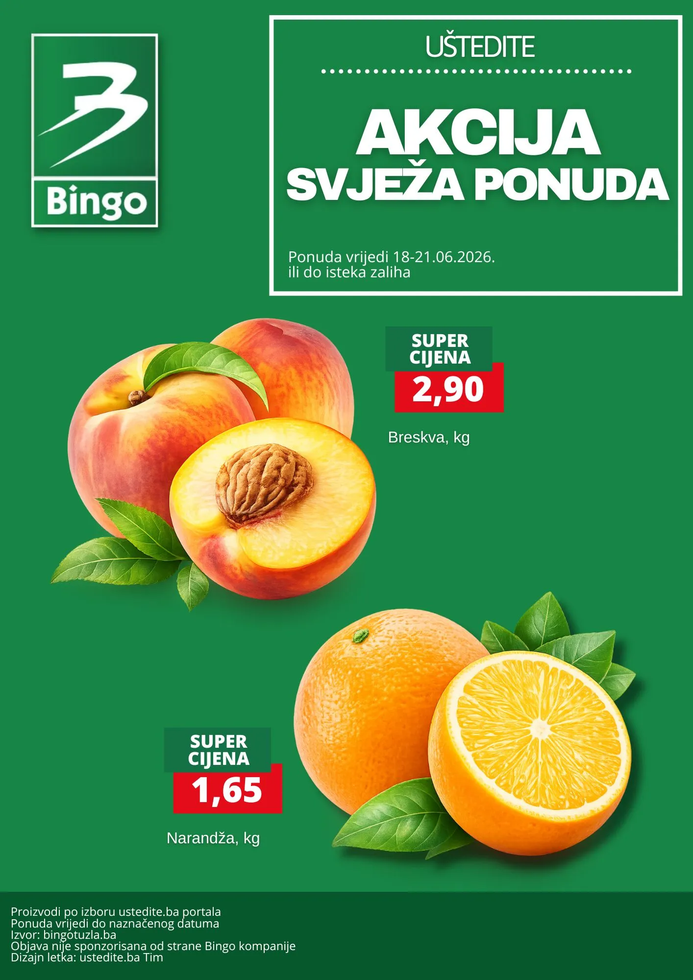 Bingo akcija SVJEŽA PONUDA 18-21.6.2026. - str. 2