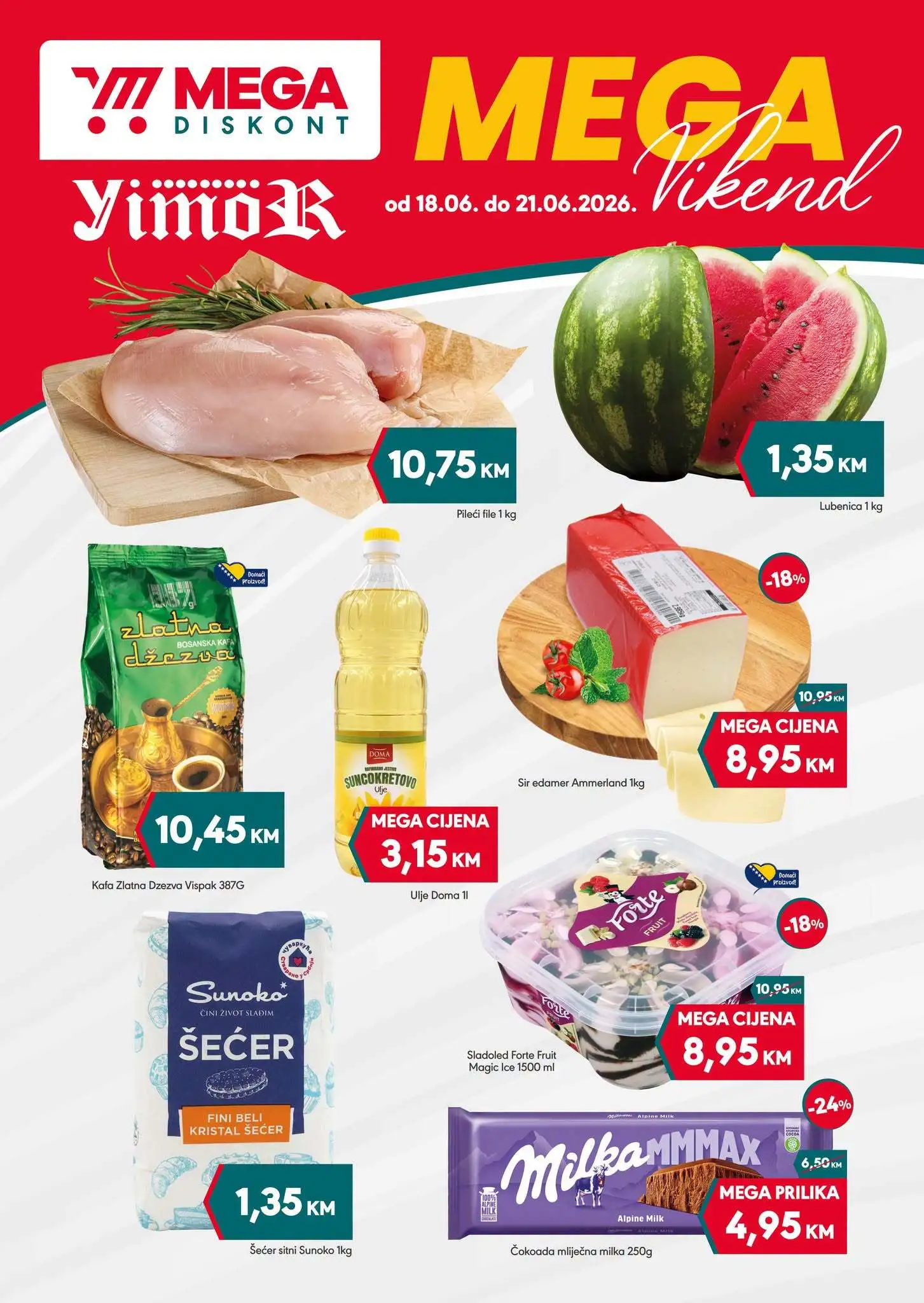 Mega Diskont vikend akcija 18-21.6.2026. - str. 1