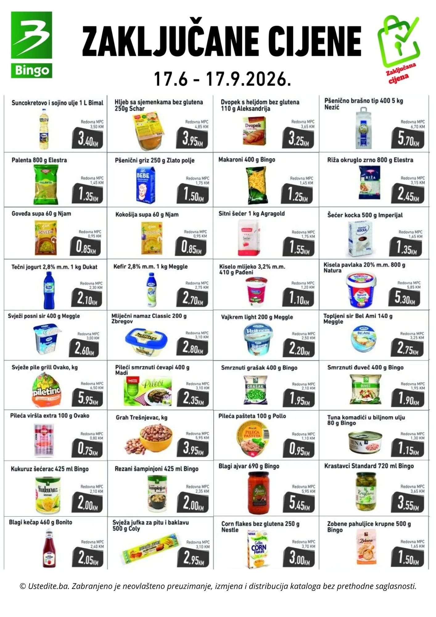 Bingo ZAKLJUČANE CIJENE 17.6-17.9.2026. - str. 1