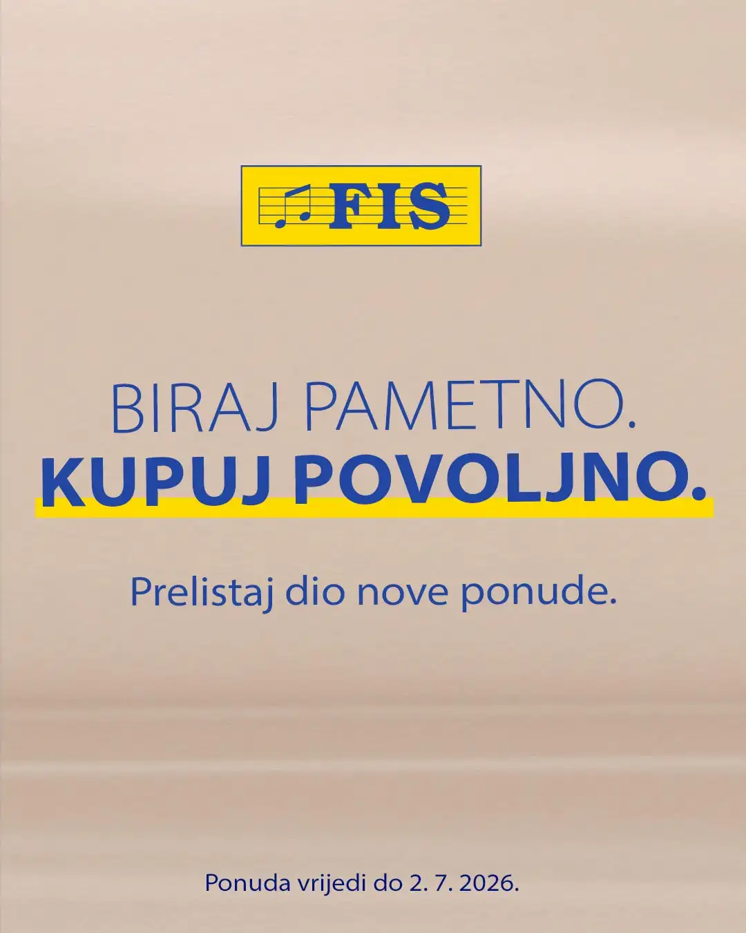 Fis akcija KUPUJ POVOLJNO do 2.7.2026. - str. 1