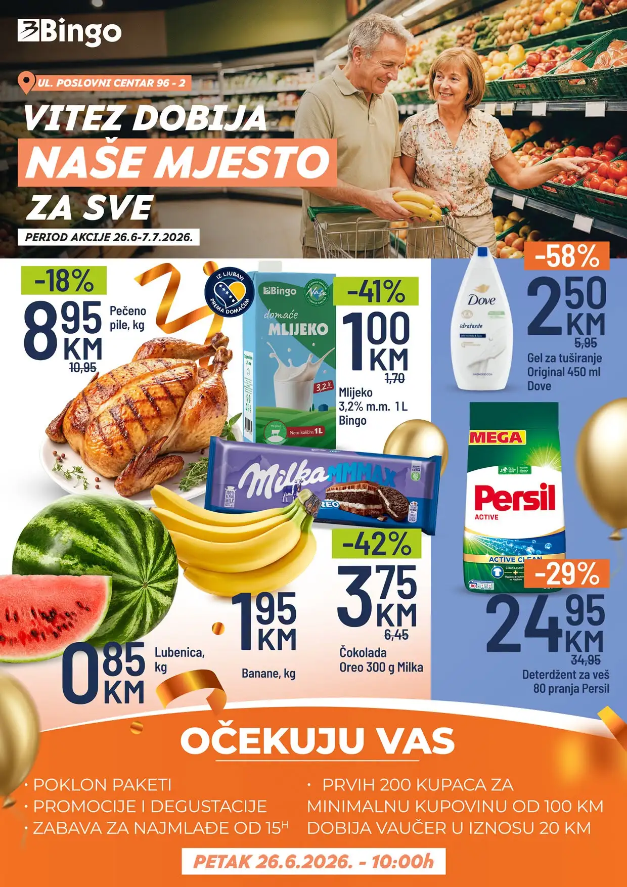 Bingo katalog OTVORENJE VITEZ 26.6-7.7.2026. - str. 1