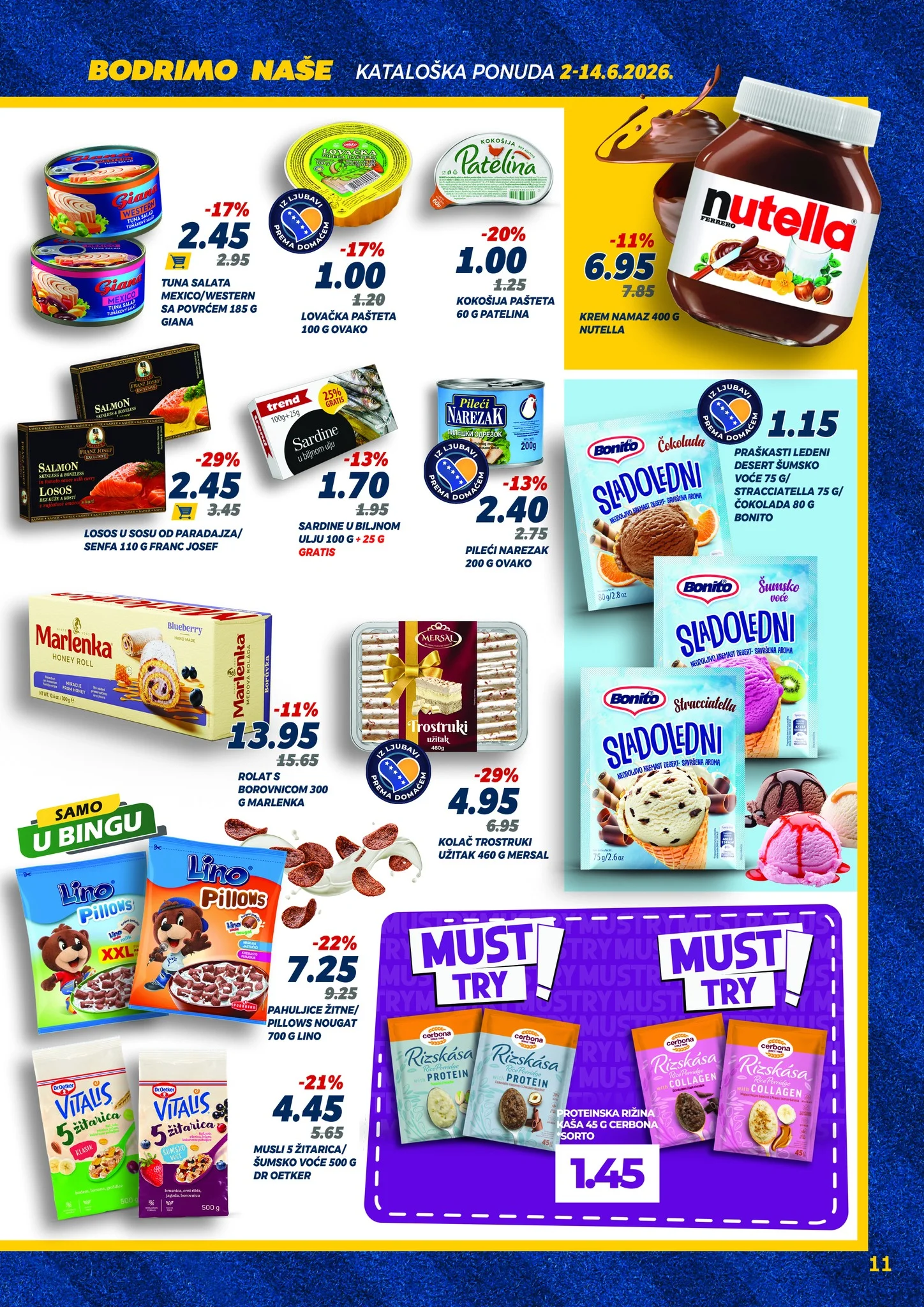 Bingo katalog BODRIMO NAŠE 2-14.6.2026.