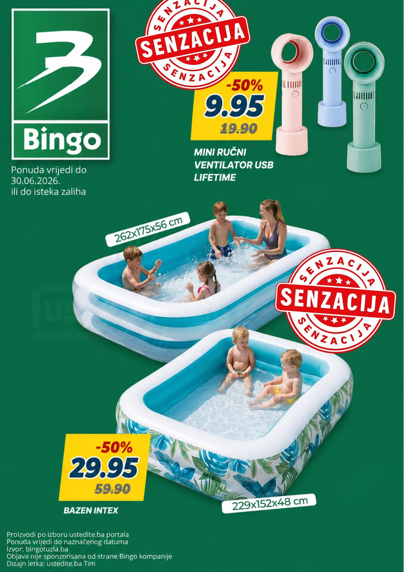 Bingo akcija SENZACIJA - sniženje do 30.6.2026. - str. 1