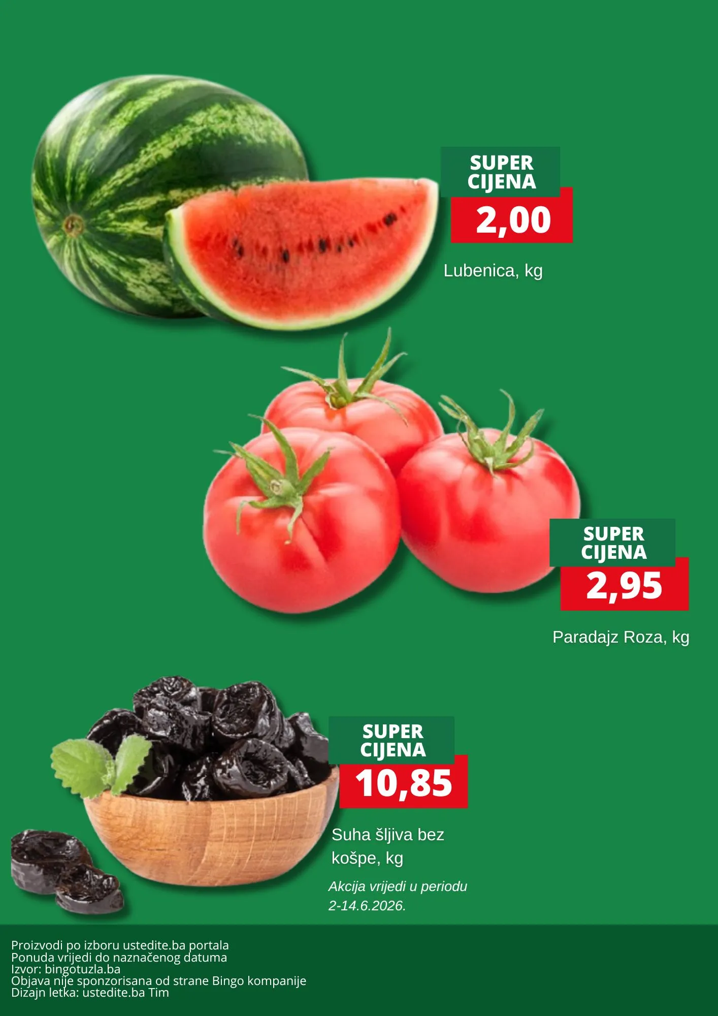 Bingo akcija SVJEŽA PONUDA - sniženje do 7.6.2026. - str. 2