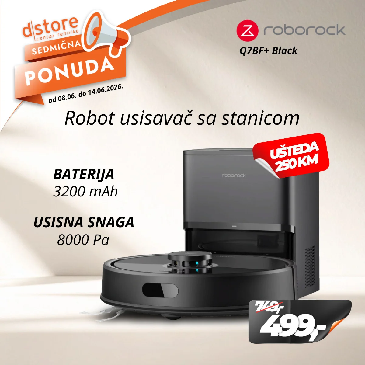 Dstore SEDMIČNA PONUDA 8-14.6.2026.