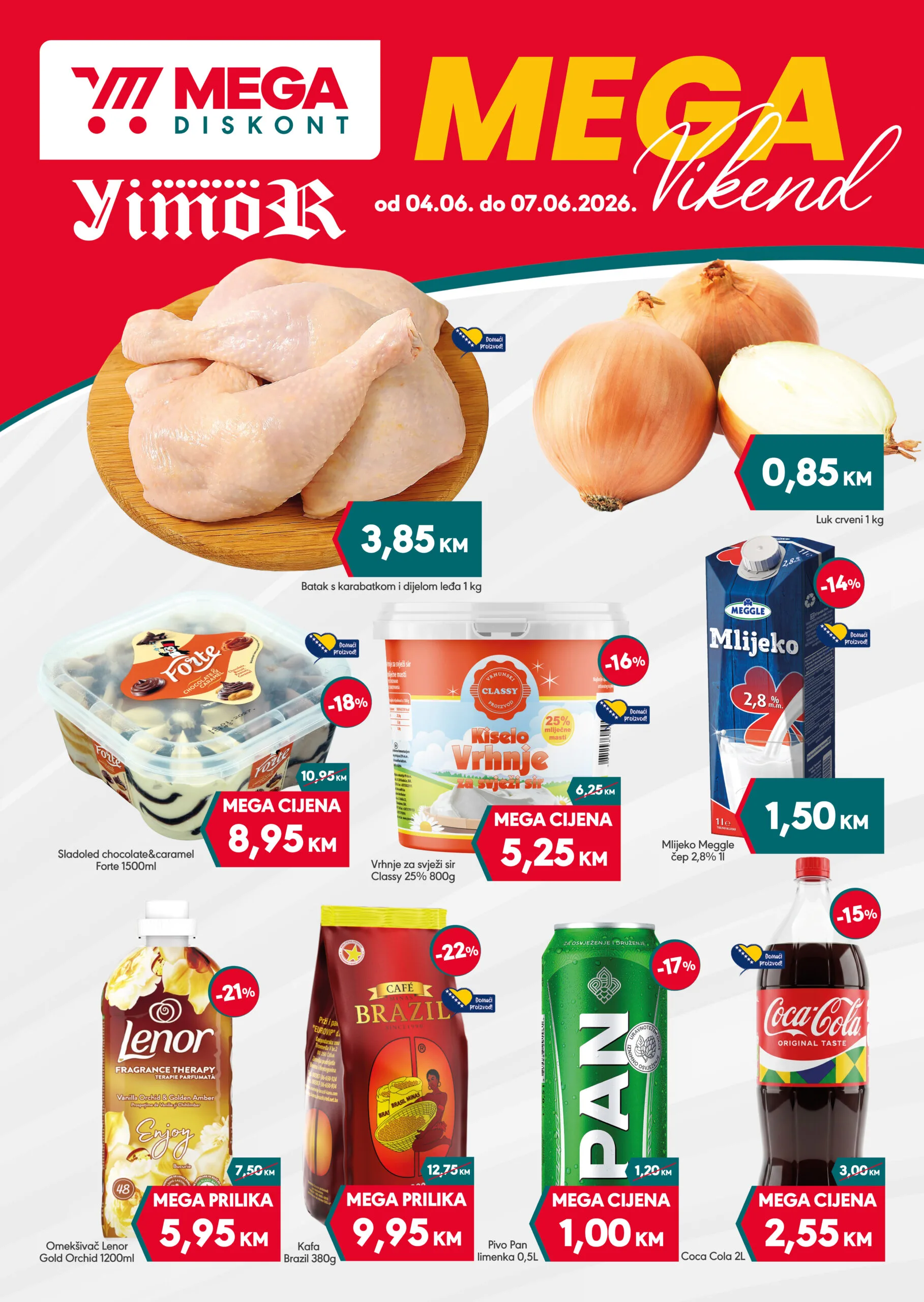 Mega Diskont vikend akcija 4-7.6.2026.