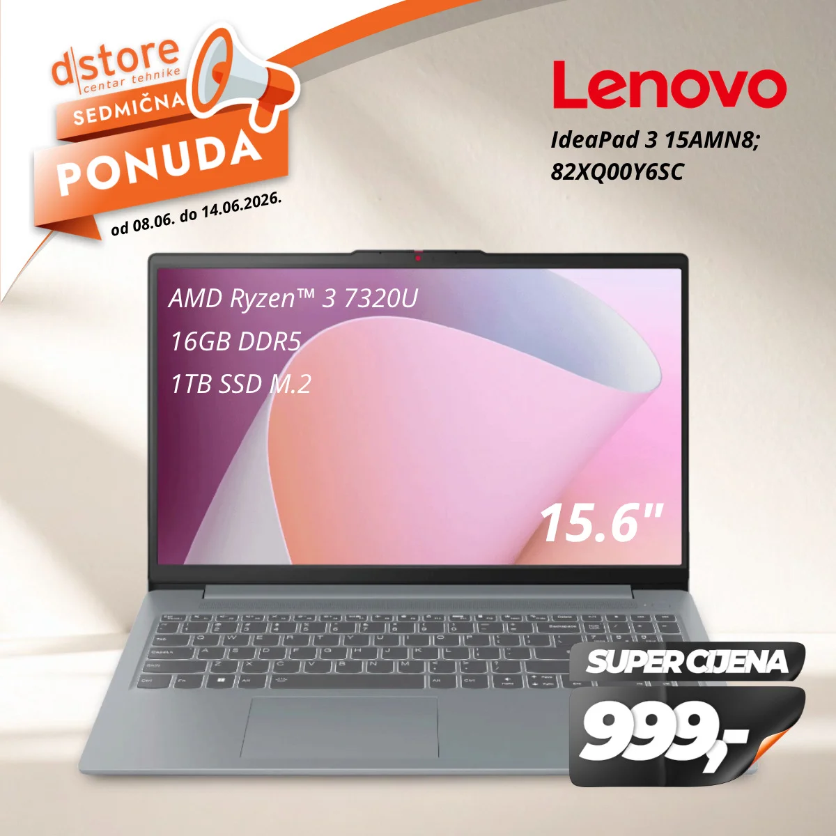 Dstore SEDMIČNA PONUDA 8-14.6.2026.