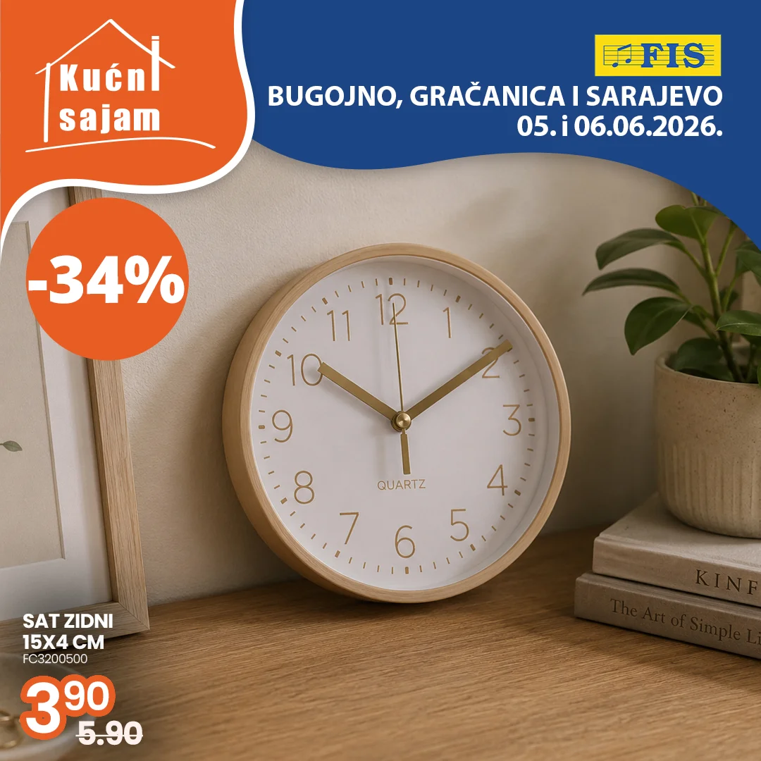 Fis KUĆNI SAJAM 5-6.6.2026.