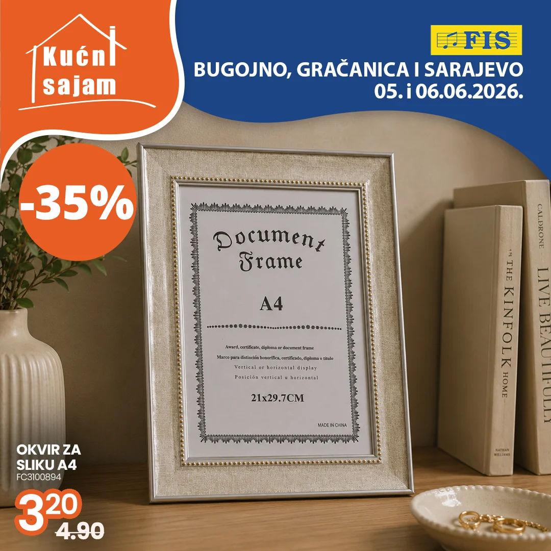 Fis KUĆNI SAJAM 5-6.6.2026.
