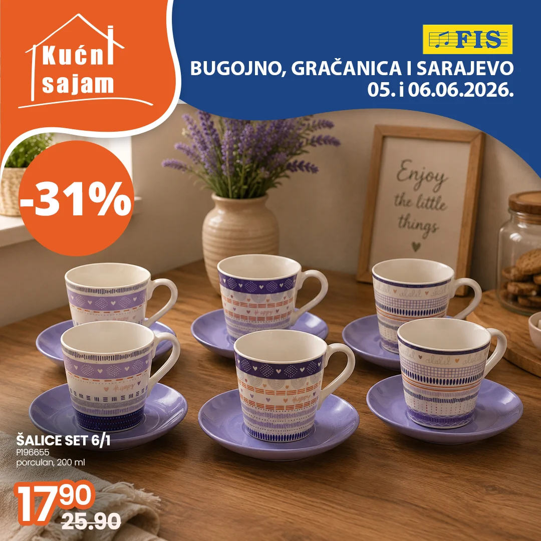 Fis KUĆNI SAJAM 5-6.6.2026.