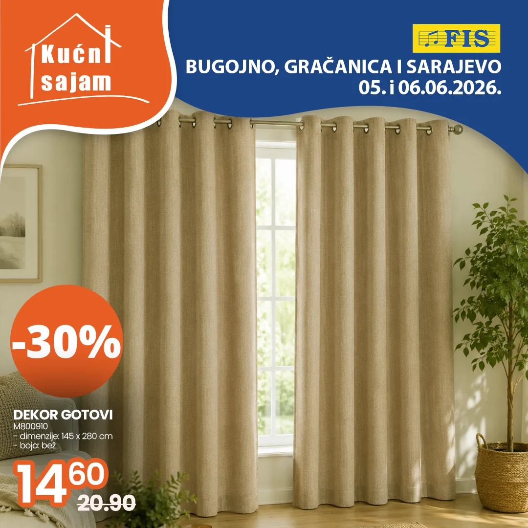 Fis KUĆNI SAJAM 5-6.6.2026.
