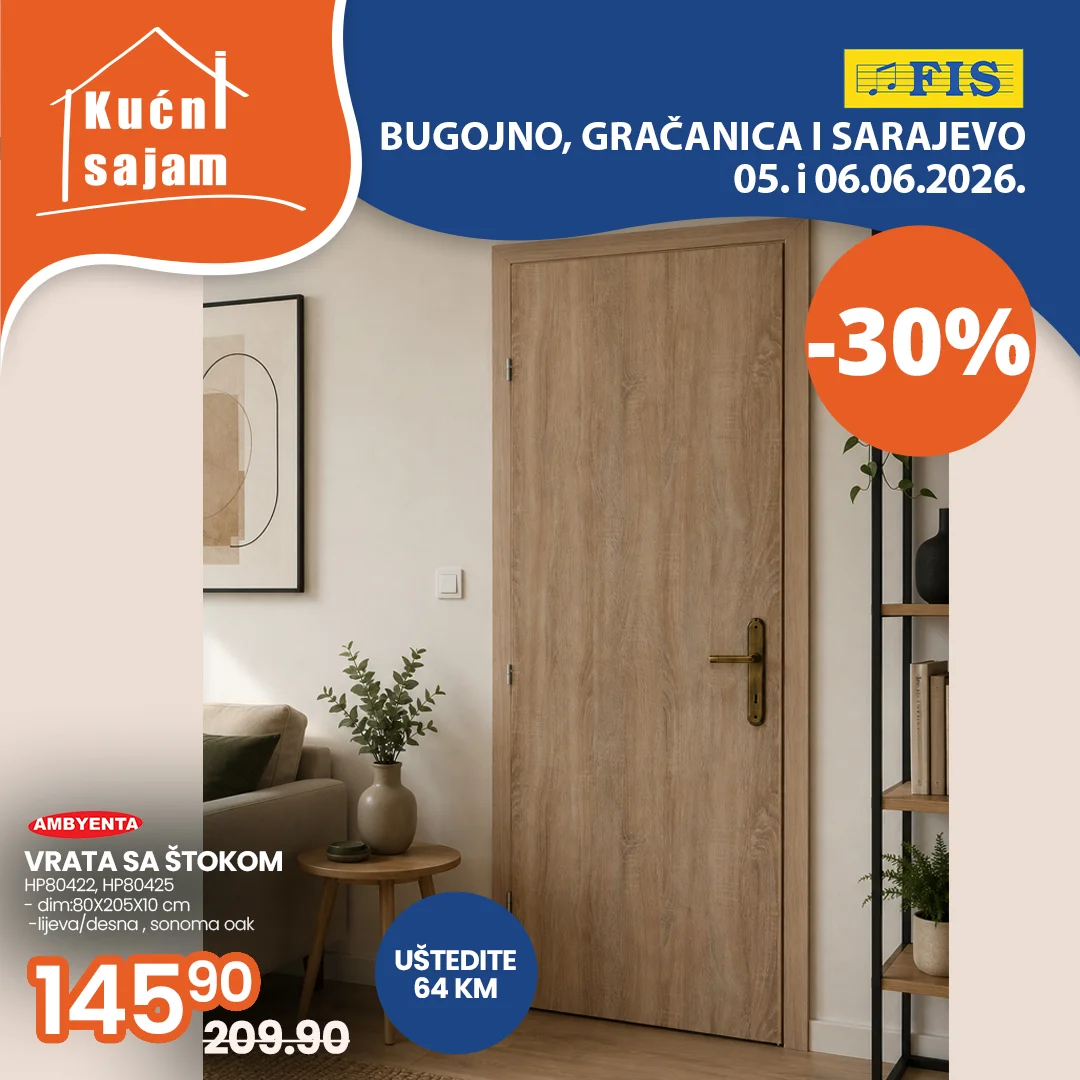 Fis KUĆNI SAJAM 5-6.6.2026.