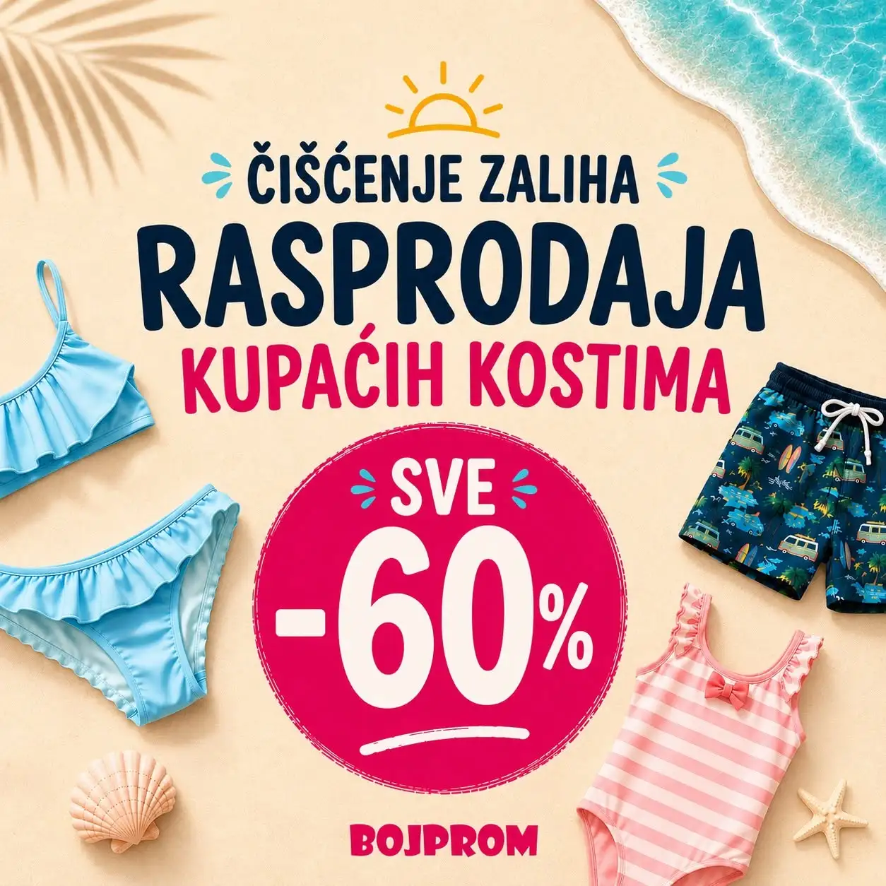 Bojprom rasprodaja kupaćih kostima – sniženje 60% - str. 1