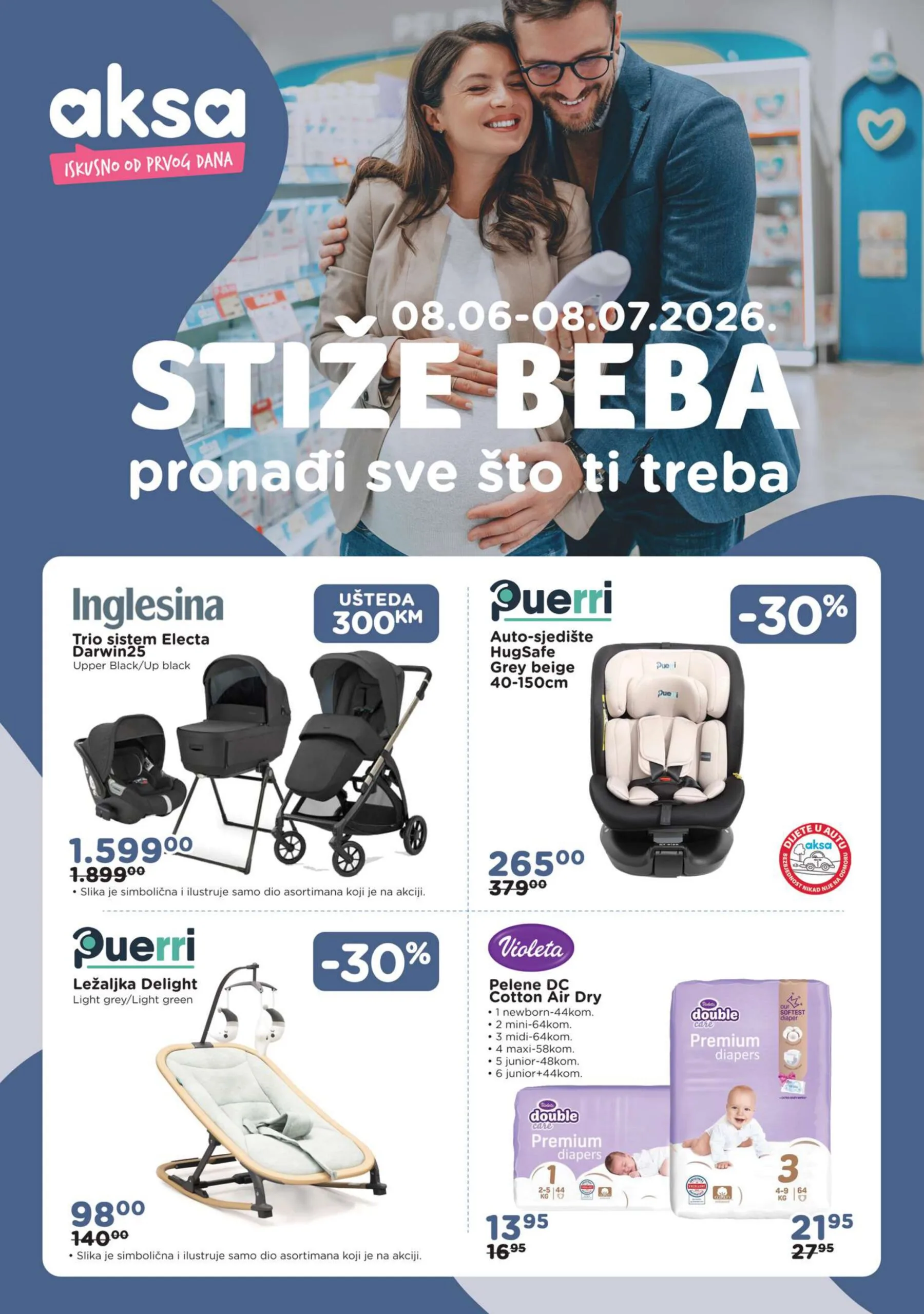 Aksa katalog STIŽE BEBA - od 8.6.2026. - str. 1