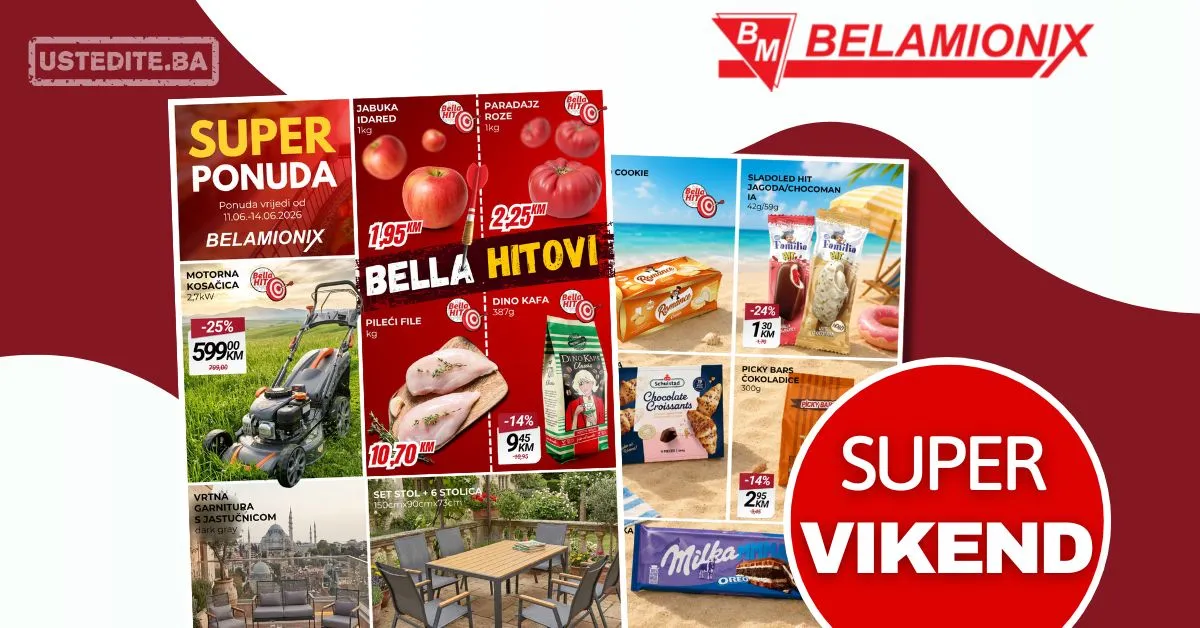 Belamionix vikend akcija 11-14.6.2026.