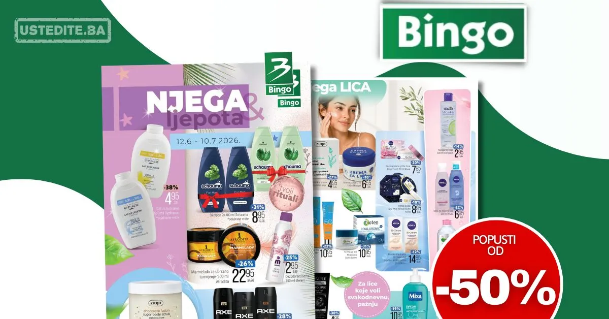 Bingo katalog NJEGA I LJEPOTA 12.6-10.7.2026.