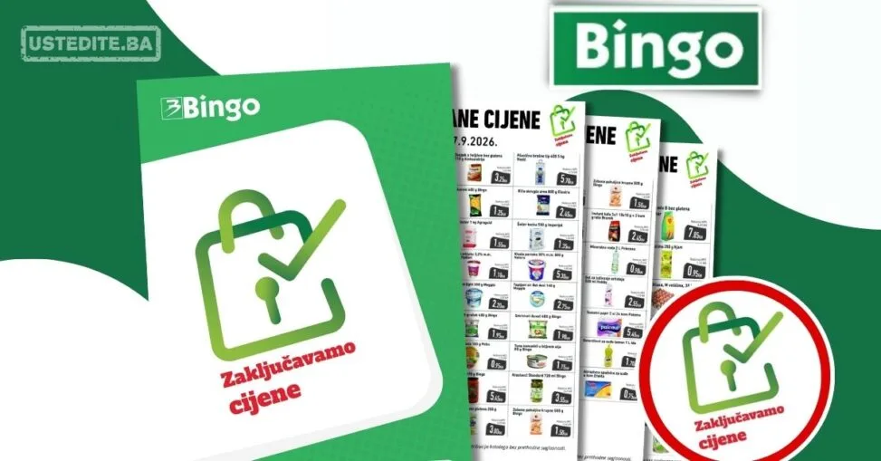 Bingo ZAKLJUČANE CIJENE 17.6-17.9.2026.