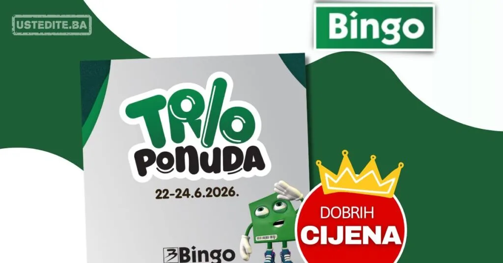 Bingo akcija TRIO PONUDA 22-24.6.2026.
