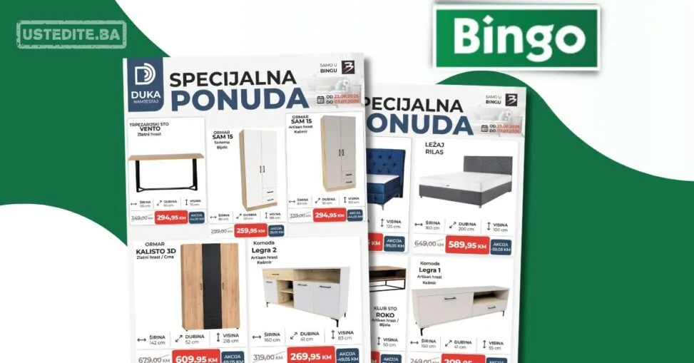 Bingo SPECIJALNA PONUDA 23.6-7.7.2026.