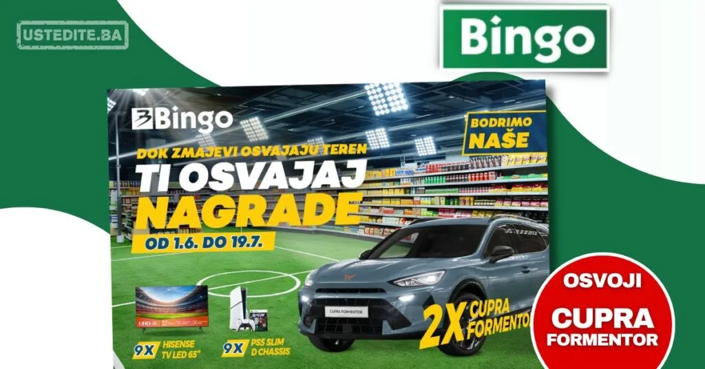 Osvojite Cupru u Bingu - nagradna igra traje do 19.7.2026.