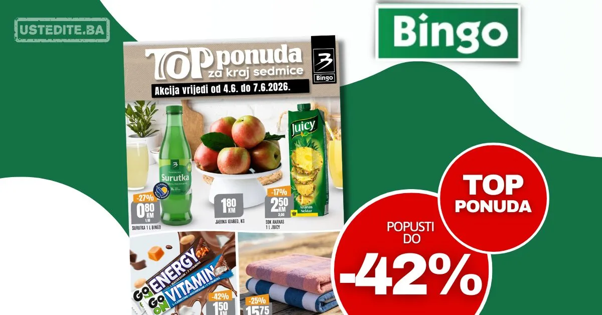 Bingo vikend akcija 4-7.6.2026.