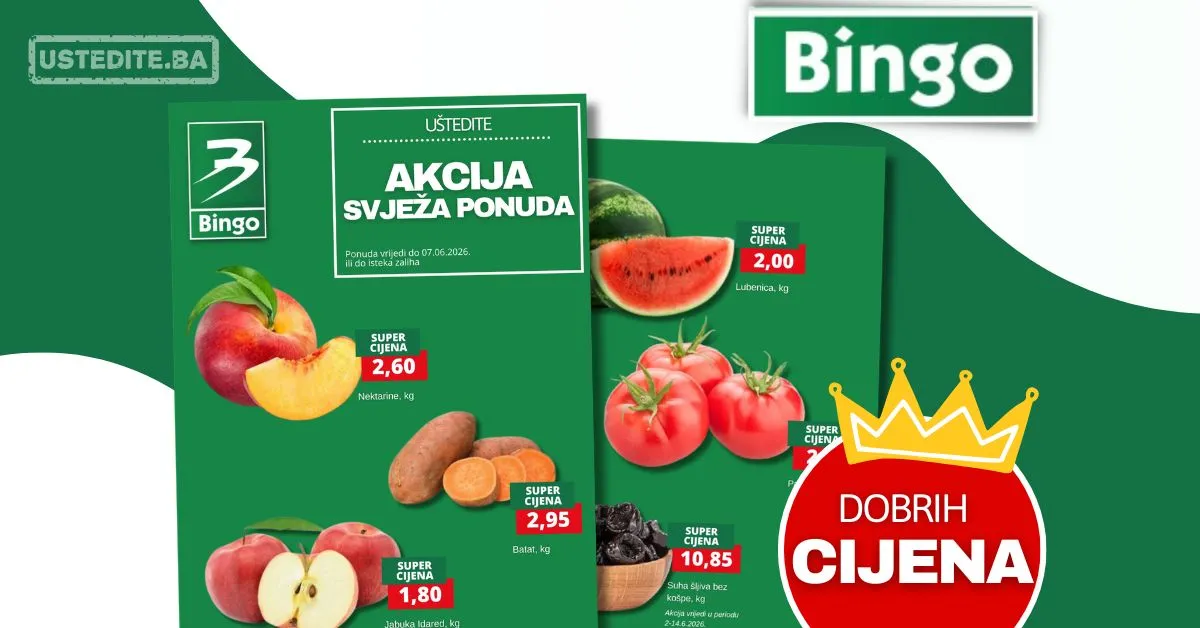 Bingo akcija SVJEŽA PONUDA - sniženje do 7.6.2026. - str. 2