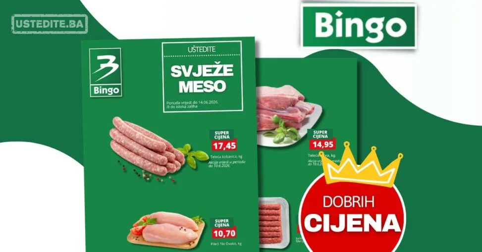 Bingo akcija MESNICA - sniženje do 14.6.2026. - str. 2