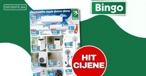 Bingo akcija KLIMA UREĐAJA 1.6-10.7.2026.