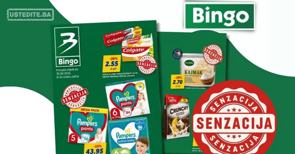 Bingo akcija SENZACIONALNE CIJENE - ponuda vrijedi do 30.6.2026.