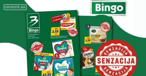 Bingo akcija SENZACIONALNE CIJENE - ponuda vrijedi do 30.6.2026.