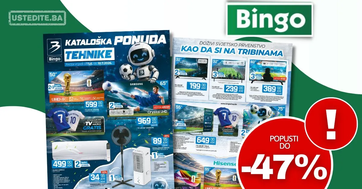 Bingo katalog TEHNIKA 1.6-10.7.2026.