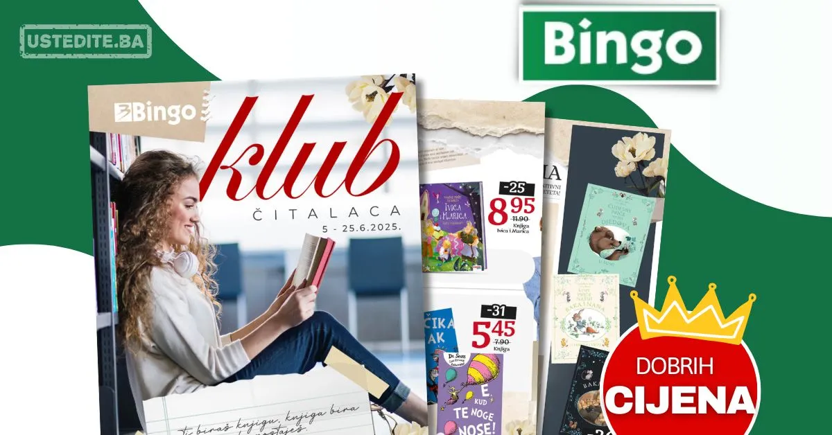 Bingo katalog KLUB ČITALACA 5-25.6.2026.