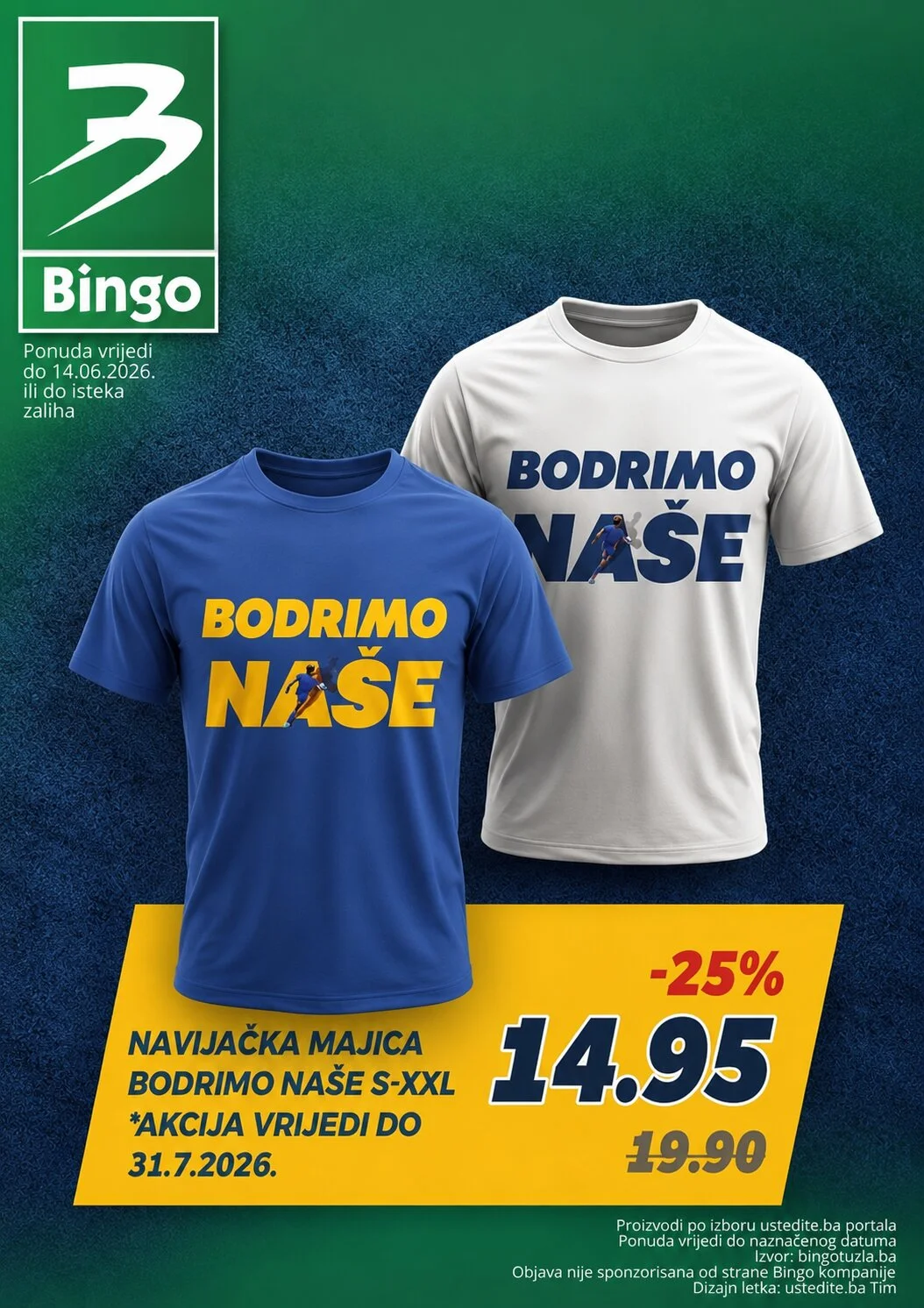 Bingo navijačka kolekcija BiH – Bodrimo naše! - str. 1