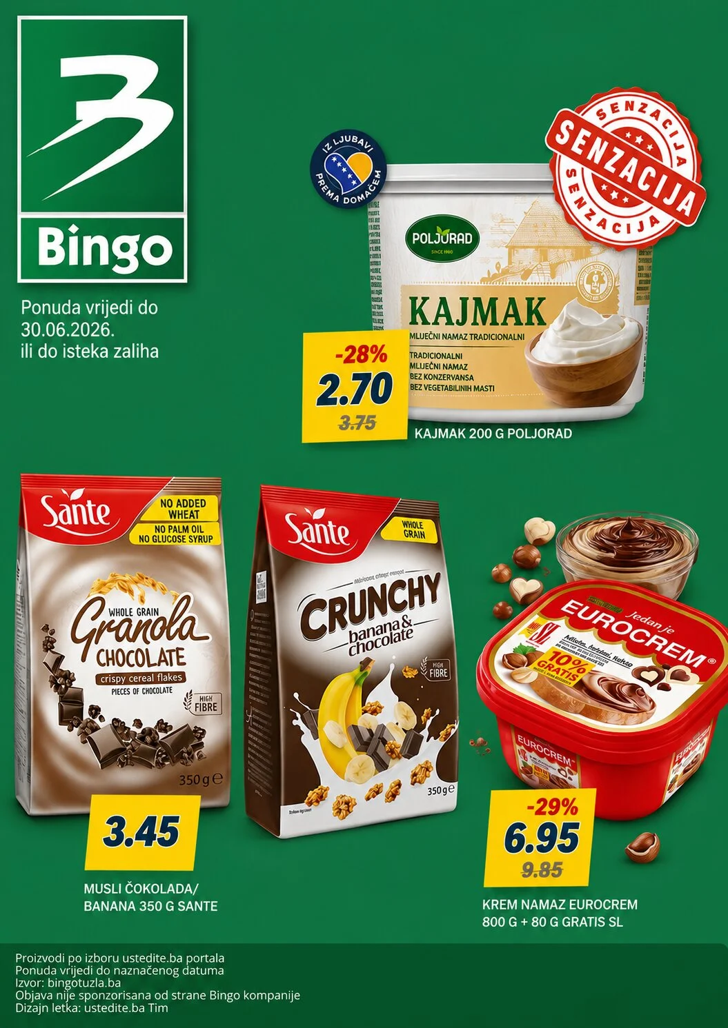 Bingo akcija SENZACIONALNE CIJENE - ponuda vrijedi do 30.6.2026. - str. 2