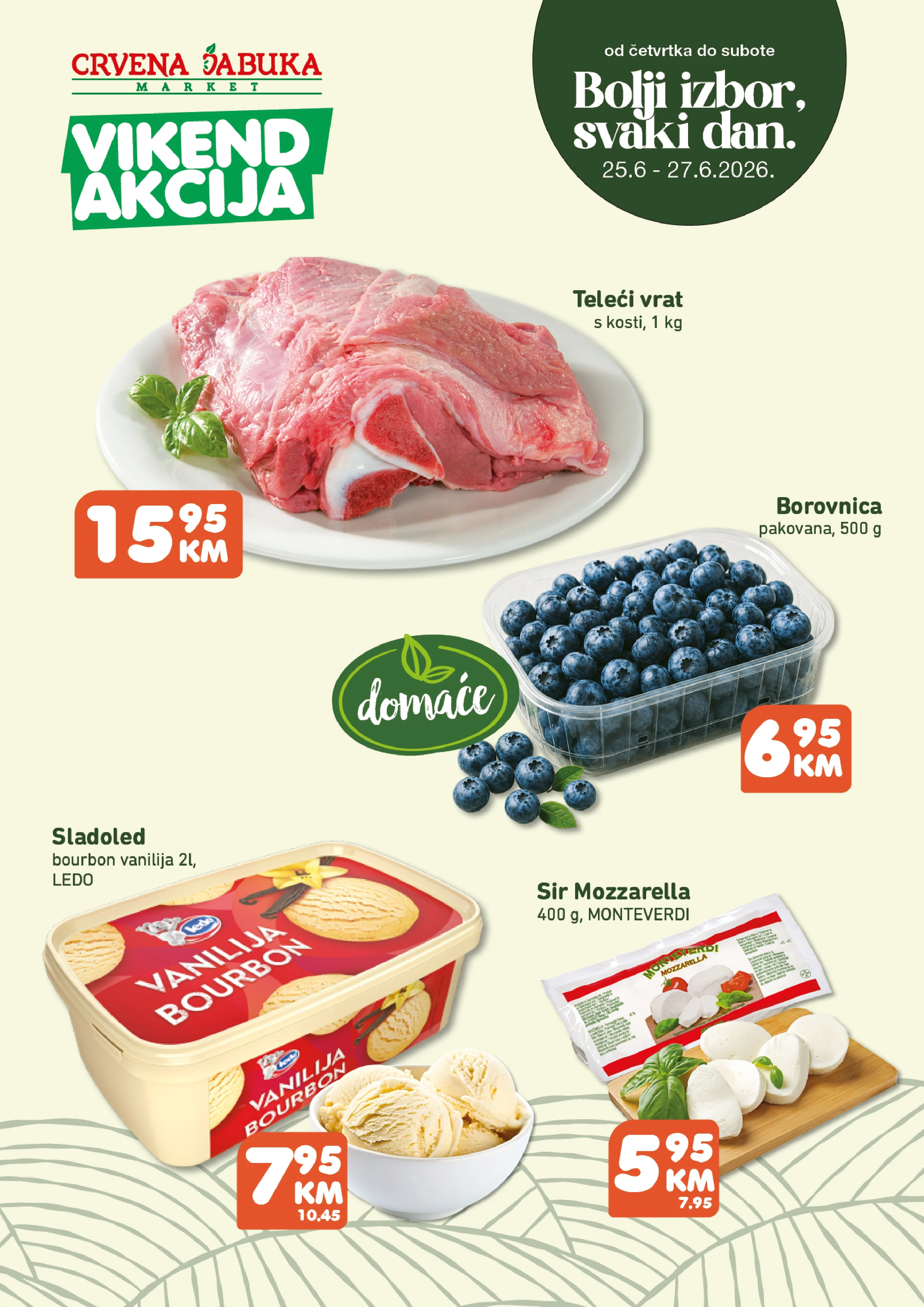 Crvena jabuka vikend akcija 25-27.6.2026. - str. 1