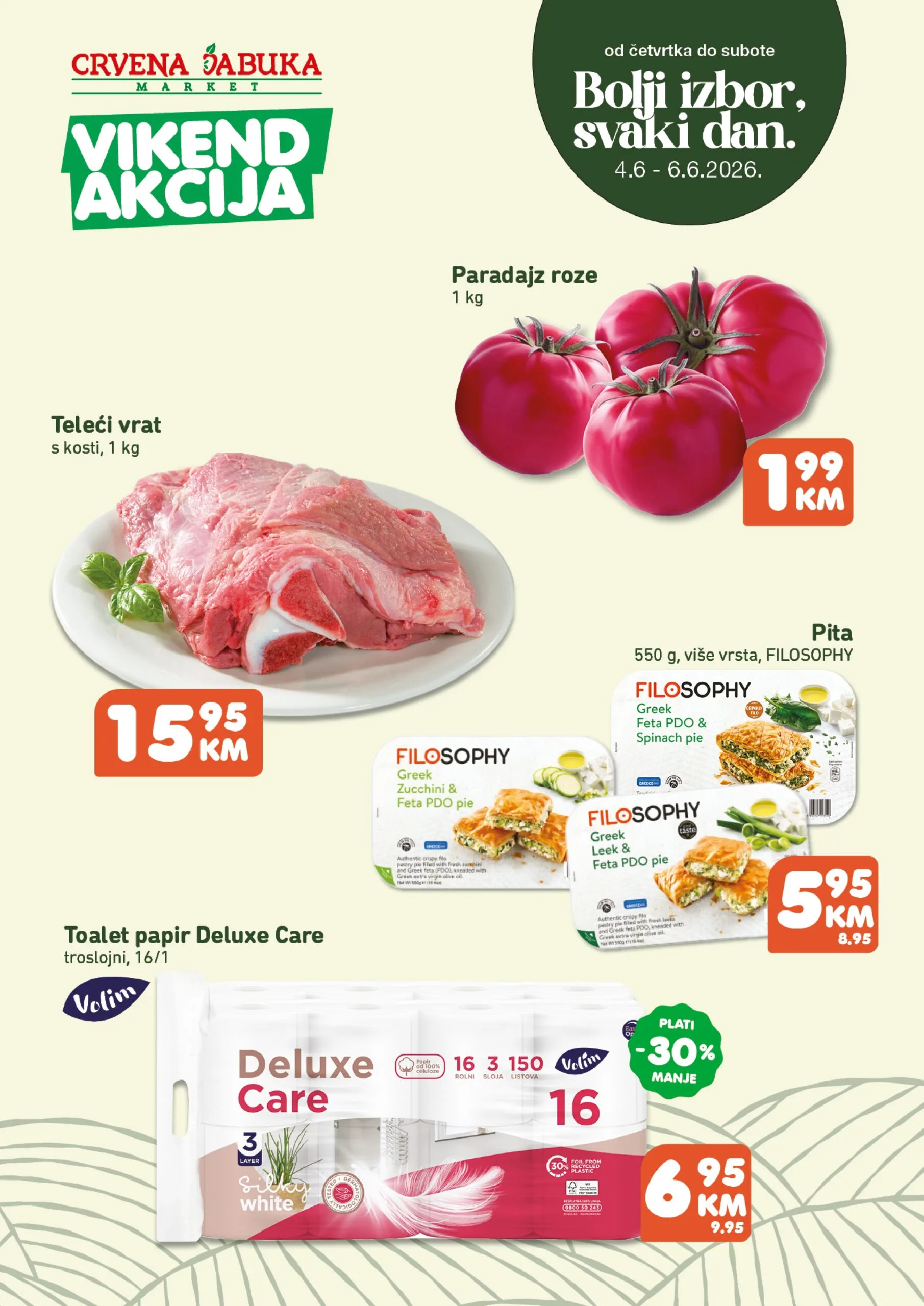 Crvena jabuka vikend akcija 4-6.6.2026.