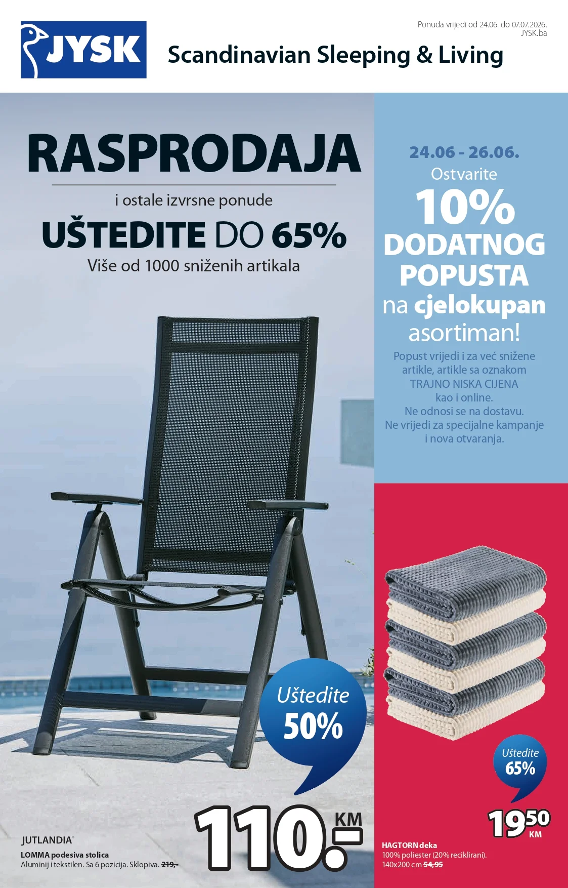 Jysk katalog RASPRODAJA 24.6-7.7.2026. - str. 2