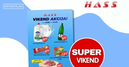 Hass komerc Zenica vikend akcija 25-28.6.2026.
