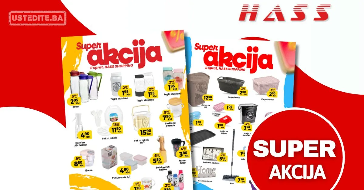 Hass komerc SUPER AKCIJA od 3.6.2026. do isteka zaliha