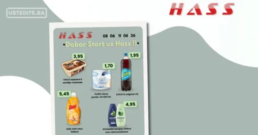 Hass komerc Zenica akcija za početak sedmice 8-11.6.2026.