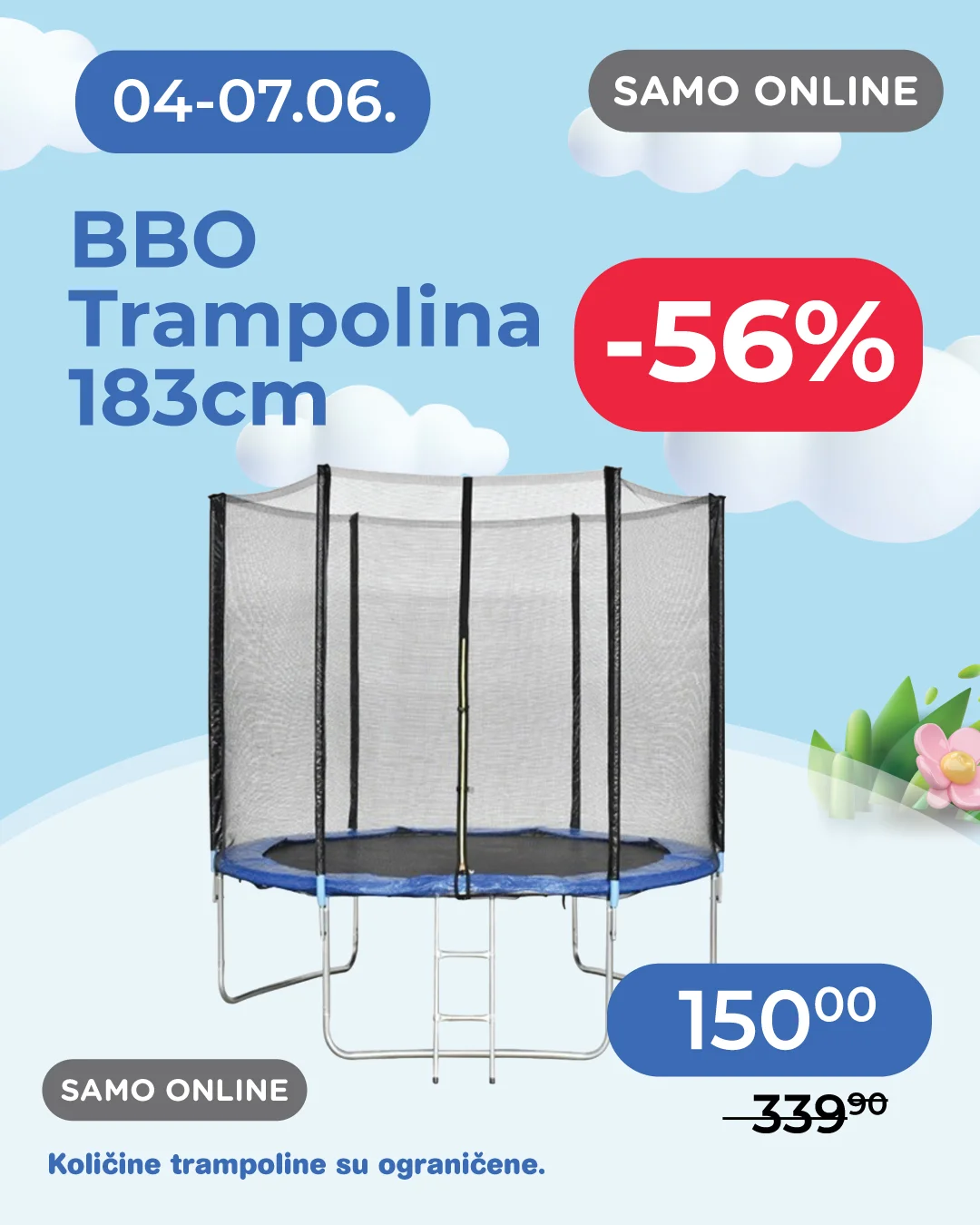 Aksa akcija BBO TRAMPOLINA 4-7.6.2026.