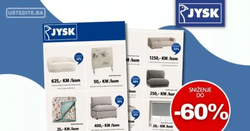 Jysk SUPER CIJENE juni 2026.