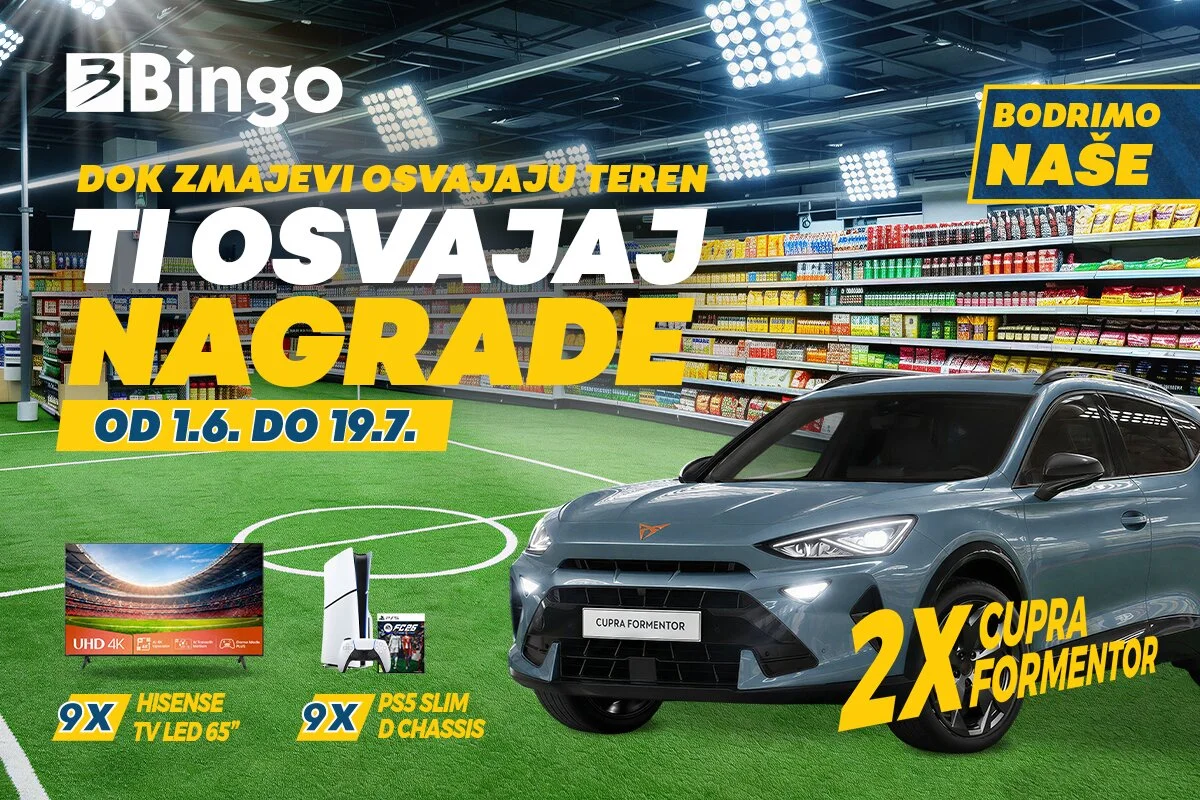 Osvojite Cupru u Bingu uz kupovinu od 50 KM 