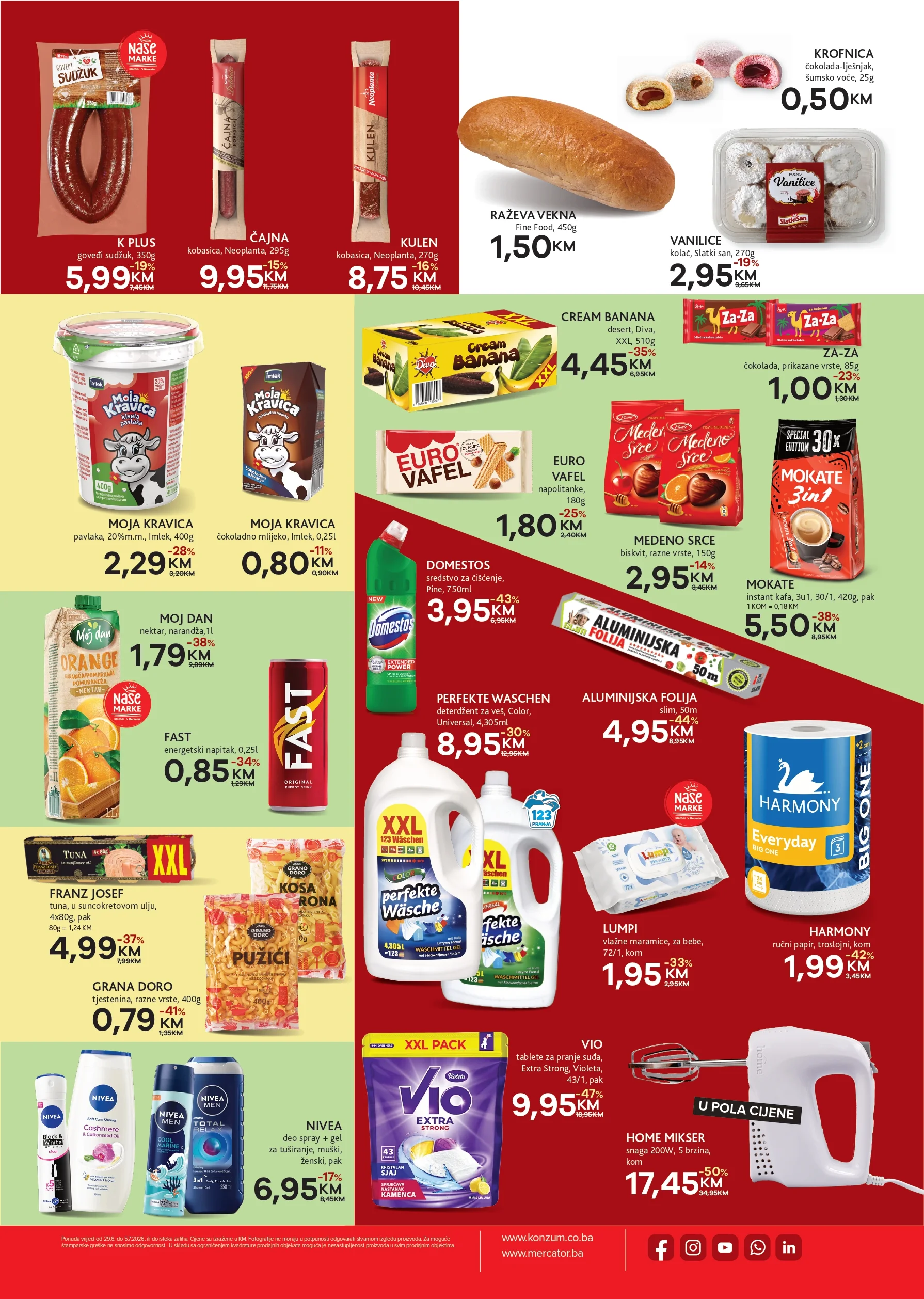 Konzum katalog LUKAVICA 29.6-5.7.2026. - str. 2