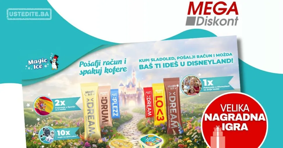 Mega Diskont nagradna igra MAGIC ICE od 15.6.2026.