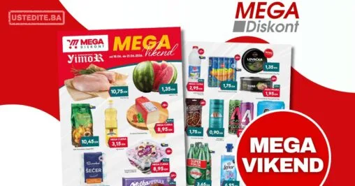Mega Diskont vikend akcija 18-21.6.2026.
