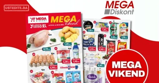 Mega Diskont vikend akcija 25-28.6.2026.