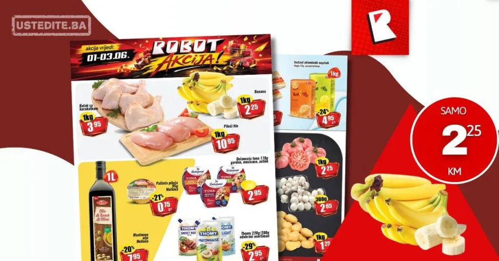 Robot akcija za početak sedmice 1-3.6.2026.